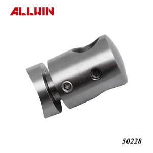 Stainless Steel Glass Handrail Railing Flat Sheet Shelf Clamp - Product Image 4