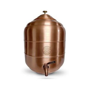 Refroidisseur d'eau en cuivre personnalisé OEM avec couvercle et robinet pour l'hôtellerie et l'usage commercial - Product Image 4