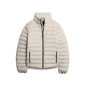 Chaqueta Acolchada Unisex, Abrigo Acolchado Cálido de Invierno con Cierre de Cremallera, Color Sólido, Estilo Casual, Cortavientos, Largo Corto - Product Image 1