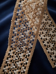 Ribete Decorativo de Algodón Natural y Yute para Manualidades del Hogar y Bordes Textiles - Product Image 1