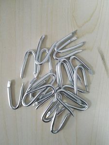 Galvanized <b>Iron</b> U Type Fence Staples Smooth Shank Sharp Point Industrial Grade Custom Length for Wire Fencing - Product Image 1