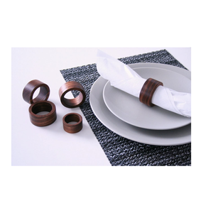 Anneaux de serviette en bois naturel écologiques au design incroyable, luxueux, modernes et personnalisés, de haute qualité, pour la décoration de la maison et de mariage, au meilleur prix - Product Image 6