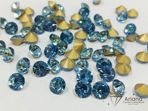 ARIANA Piedras de Cristal Chaton Premium con Reverso Puntiagudo, Colores Ocean Dusk, Peacock, Seashore para Fabricación de Joyas DIY, Diademas y Prendas - Product Image 1