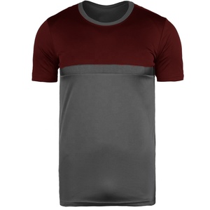 Camiseta de edredón alto gráfico personalizado para hombre 10% algodón 90% poliéster ropa exterior deportiva-OEM - Product Image 3