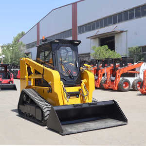Hot Selling China OEM Skid Steer Loader Mini <b>Track</b> Loader Hydraulic Compact Loader Machine for Farm Road Construction Work - Product Image 3