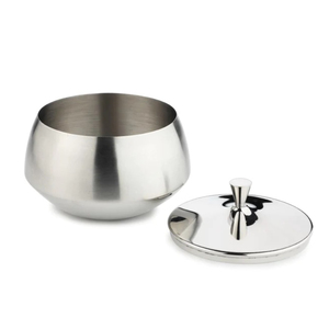 Bol en métal poli au design minimaliste, compatible lave-vaisselle, pour servir les aliments, vaisselle de table, bols en acier inoxydable - Product Image 6