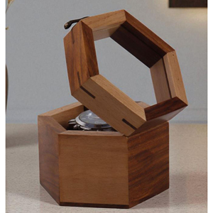 Caja de Madera para Relojes con Acabado Decorativo de Madera, Organizador de Almacenamiento para Coleccionistas de Relojes de AYAANS - Product Image 1