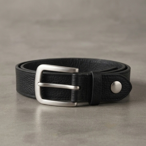 <b>Men's</b> Exclusive Pin Buckle Leather <b>Belt</b> OEM Stud Real <b>Western</b> Leather <b>Belt</b> Custom Fashion Full Grain Leather <b>Belt</b> for <b>Men</b> - Product Image 3