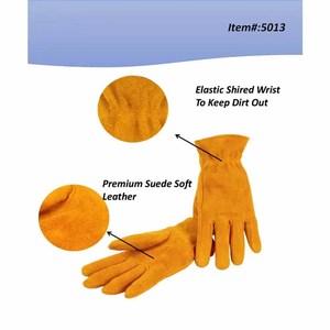 Gants de conducteur en cuir de vachette pleine fleur de haute qualité, résistants à l'abrasion, pour la protection personnelle, le jardinage domestique, vente en gros - Product Image 3