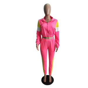 Hot Sale Tracksuit Training Device Printed Washed Polyester/Nylon Durable Casual Women Tracksuit - Product Image 4