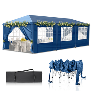 10x30ft Portable Instant Outdoor Pop up <b>Canopy</b> <b>Tent</b> with 8 Sidewalls for Wedding Party Birthday & Graduation Events - Product Image 3