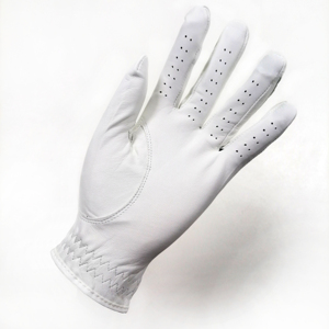 Guantes de golf, 1 par, antideslizantes, de piel de oveja, para niños y niñas, mano izquierda y derecha, tallas para niños pequeños y jóvenes, blanco, naranja, negro - Product Image 4