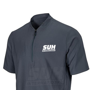 New Trend Top Selling Quarter Zip <b>Jacket</b> for <b>Men</b> Stand Collar Front Logo Breathable Streetwear Winter <b>Jacket</b> - Product Image 4