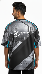 Camiseta Urbana Cómoda de Gran Tamaño con Sublimación, Ropa Casual para Hombre, Estilo Holgado - Product Image 4