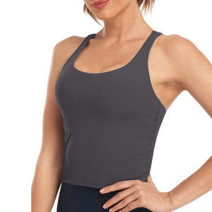 Nesta Sports - Top Deportivo Corto Elástico y Ligero con Tirantes Cruzados en la Espalda para Mujer, Ideal para Yoga, Gimnasio y Entrenamiento - Product Image 1