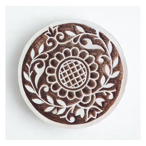 Tampons encreurs en bois pour henné, inspirés du patrimoine, écologiques, modernes, motifs mandala et ethniques, durables et réutilisables pour l'art corporel - Product Image 1