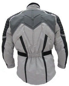 Chaqueta de Motociclismo Personalizada, Unisex, de Cordura 600D, con Protección CE, Resistente al Viento, Impermeable, con Logotipo Reflectante en la Parte Delantera - Product Image 4