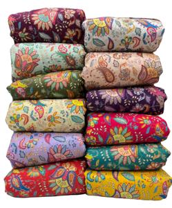 Tela de Chinon Chifón Estampada Premium, No Tejida, de Peso Medio, con Diseño Fluido para Accesorios y Prendas de Boda - Diseñadores de Moda - Product Image 1