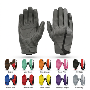 Motorcycle Riding Gloves Custom Brand <b>Name</b> Logo Breathable Anti Slip Full Finger Touchscreen Protective Sports Cycling Gloves - Product Image 1