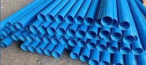 <span class=keywords><strong>Tuyau</strong></span> de gaine en <span class=keywords><strong>PVC</strong></span>-U de 180 <span class=keywords><strong>mm</strong></span>, taille 4 pouces, longueur 3 mètres, bleu, classe CS, gaine rigide, tube de protection pour puits foré, résistance à <span class=keywords><strong>70</strong></span> degrés - Product Image 2