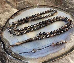 Perles de prière musulmanes de haute qualité, faites sur mesure, en corne de buffle véritable, 10 mm, 33 pièces, Tasbih, chapelet musulman - Product Image 5