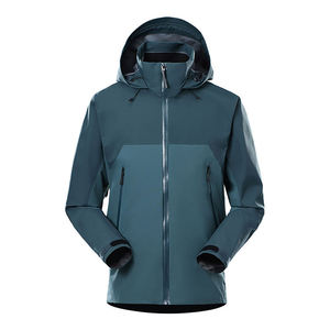 High Quality New Design <b>Waterproof</b> Windbreaker <b>Jacket</b> for Men's Outerwear Full Zip-up Softshell Windbreaker <b>Jackets</b> with Hood - Product Image 2