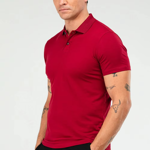 Polo de Golf Premium para Hombre, Transpirable, que Absorbe la Humedad, Ligero, para Verano, OEM, ODM, Logotipo Personalizado - Product Image 5