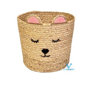 Cesta para Bebé Hecha a Mano con Jacinto de Agua, Cesta Moisés Tejida Natural para Recién Nacidos, Ecológica, Venta al por Mayor para Guarderías - Product Image 1