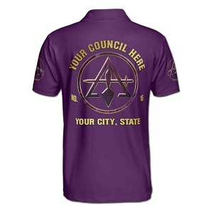 เสื้อโปโลชาย East Prince Hall Mason 357 รุ่น Personalized Light คุณภาพสูง ตัดเย็บตามสั่ง แขนสั้น - Product Image 2