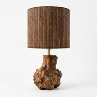Lampe de table Arlo décorative en bois personnalisée, écologique, électrique, fabriquée à la main, commande tactile, couleur personnalisée, décoration moderne pour la maison et la chambre à coucher