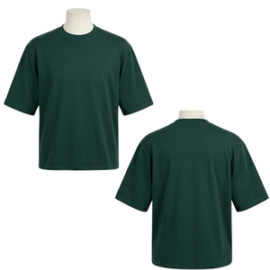 Camiseta Lisa para Hombre al por Mayor, Camiseta Oversize de Moda con Estampado Personalizado, Camiseta Azul Marino para Hombre de Algodón Pesado, Estilo Urbano Casual - Product Image 2