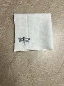 Serviette carrée en coton brodée à la main, écologique et luxueuse, avec motif floral, taille personnalisée pour la maison, les restaurants, les mariages et les fêtes - Product Image 5