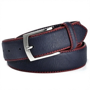 Cow Hide Leather Belt Custom Logo Print Men's Party Style Handmade Durable Water Proof Eco Friendly Steel Buckle Solid Black - Product Image 1