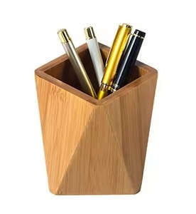 High Selling Standard Quality Modern Square Wooden Pen Holder Best Seller for Home Office Table Top Decoration Use - Product Image 3