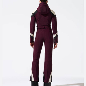 Traje de Esquí de Una Pieza para Mujer, Invierno, Impermeable, a Prueba de Viento, con Cuello de Piel, Mono de Esquí, Ropa Deportiva Impermeable para Adultos - Product Image 3