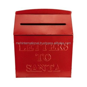 Caja de Metal con letras para decoración de jardín, accesorio negro con revestimiento de polvo para colgar en la pared del hogar - Product Image 4