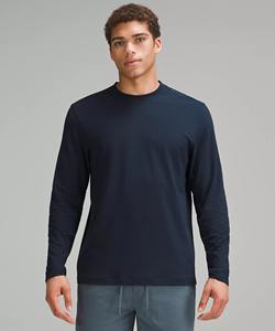 Nouveaux T-shirts personnalisés pour hommes en coton lourd 100% coton, col rond, couleur unie, coupe classique, manches longues, écologiques - Product Image 6