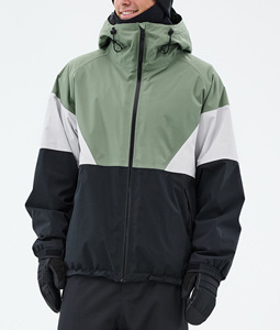 Chaqueta de Esquí y Snowboard 2026, Diseño Personalizado con Paneles Blancos y Negros, Impermeable, Transpirable y Resistente al Viento, Proveedor de Ropa de Esquí para Invierno - Product Image 1