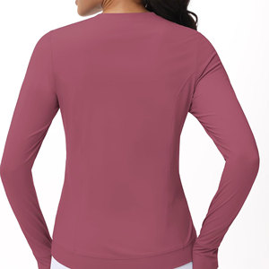 Quick Dry Compression Sports <b>Top</b> for Women Long Sleeve Fitness Base Layer Shirt for Training Workout Running and Outdoor Sports - Product Image 3