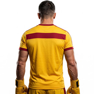 T-shirt d'entraînement de boxe à manches courtes pour hommes, t-shirt de boxe premium pour hommes, t-shirt de boxe sublimé pour hommes OEM - Product Image 2