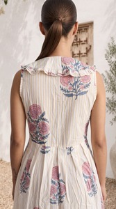 2023 New Arrivals Summer Eco-Friendly Women's Casual Bohemian Floral Floor-Length <b>Dress</b> Tie Dye Gypsy Chic <b>Viscose</b> Lace Leopard - Product Image 5