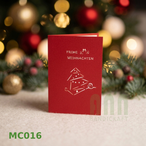 Christmas Hills Custom UV Printed Offset 3D Pop-up Greeting Cards <b>Paper</b> Souvenir for Day Thank You - Product Image 6