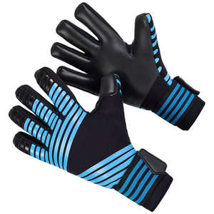 Gants de gardien de but en cuir respirant pour adultes et enfants, avec bouts des doigts en latex épais, unisexes, pour l'entraînement au football - Product Image 6