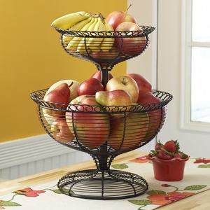 Panier à fruits en métal pour un usage quotidien, conçu pour la commodité, la durabilité et une organisation attrayante de la cuisine - Product Image 4