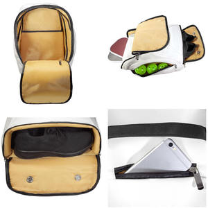 Sac à dos de pickleball imperméable, décontracté et durable, 30-40L, fermeture éclair 1680D, compartiment à chaussures, multi-poches, sac pour équipement sportif - Product Image 6