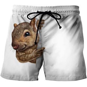 Divertidos Shorts de Playa con Estampado de Pollo Kung Fu, Moda de Verano para Hombres y Niños, Shorts de Baño Casuales con Estampado 3D de Animales, Talla Grande - Product Image 4