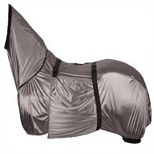 Alfombra de caballo de verano estirable antipicazón con forro de nailon transpirable relleno de algodón - Product Image 1