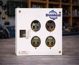 4 <b>Socket</b> + 1 TPN 30/3 AMP Industrial Distribution Box Metal Enclosure OMDMS KK60 Model Gujarat Outdoor & Indoor Use - Product Image 1