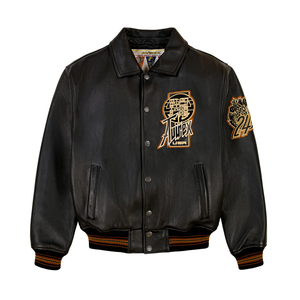 Vestes en cuir Avirex personnalisées avec logo imprimé, élégantes, en cuir véritable, best-sellers, imperméables, pour hommes - Product Image 4