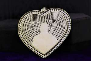 Pendentif photo gravé sur mesure en argent 925, mémoire glacée avec moissanite, plaqué rhodium, bijoux de luxe pour homme - Product Image 2